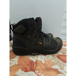 Keen Portland 6" Waterproof Boot Carbon-Fiber Toe Magnet Black Men's Size 12